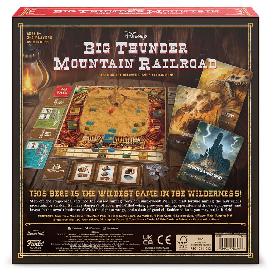 Disney Big Thunder Mountain Railroad Game